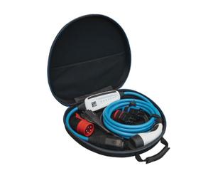 NRGkick 32A 7,5m Set Optimal, Wallbox Mobile per Auto elettriche, Caricatore Senza Installazione, in dattatori 32A e 16A + Spina Schuko, Cavo di Ricarica EV con Borsa per Il Trasporto