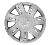NRM Copricerchi Supernova Coprimozzi Set completo 4 elementi (Argento laccato, 14")