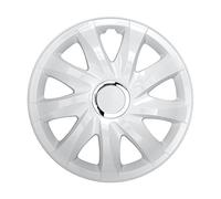 NRM Copricerchi Universali Drift Bianco 15", Set 4 Pezzi