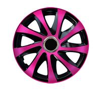 NRM DRIFT Extra Coprimozzo universale Copricerchio 1 pezzo (rosa/nero, 16")