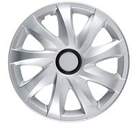 NRM KANDO Copricerchi Universali , Nero, 15 pollici, set 4 pezzi