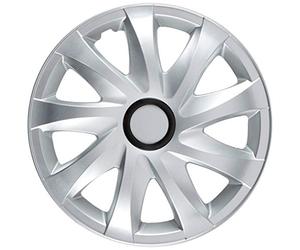 NRM KANDO Copricerchi Universali , Nero, 15 pollici, set 4 pezzi