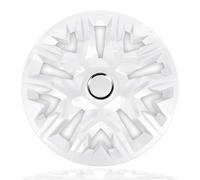 NRM Perfecto Bianco Set di 4 copricerchi 16" per cerchi in acciaio - Bianco