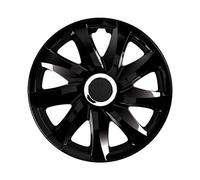 NRM Set di 4 copricerchi universali Drift nero 14"