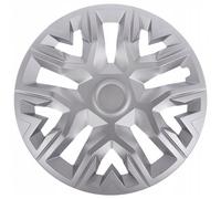 NRM The Best Argento Copricerchi 14 pollici per cerchi in acciaio | Coprimozzo decorativi 14" set da 4 Argento