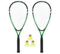 NRS001 SET DA CROSSMINTON 2 RAZZI + VOLANTINI + COPERTURA VERDE NILS