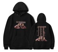 NRSMGTWS Central Cee Can't Rush Greatness Tour Felpa con cappuccio unisex Pullover Felpa a maniche lunghe Streetwear Abbigliamento, Nero , M