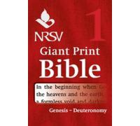 NRSV Giant Print Bible: Volume 1, Genesis - Deuteronomy (Tascabile)