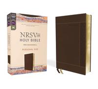 NRSVue, Holy Bible, Personal Size, Leathersoft, Brown, Co (Rilegato in ecopelle)