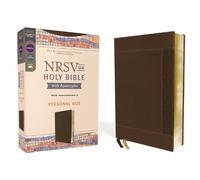 Nrsvue, Holy Bible with Apocrypha, Personal Size, Leathersoft, Brown, Comfort