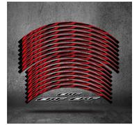 NRTNRFQW Adesivi per Cerchi Moto Adesivi Riflettenti per mozzi Cerchi per CRF300 CRF250 CRF400 CRF450 CEF125F 18/21 Pollici(MRLG38)