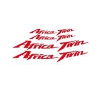 NRTNRFQW Adesivi Riflettenti per Cerchi Ruota Interna da 21'' e 18'' per Moto CRF1100L Africa Twin Crf 1100 L(Inner Red)