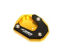 NRTNRFQW Cuscinetto di Estensione del Piede per CBR 600 RR 600RR Cbr600rr 2007-2022 Moto Cavalletto Ingranditore Piastra Pad Estensione del Cavalletto Laterale(Oro)