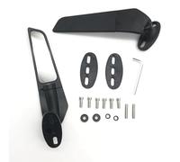 NRTNRFQW Specchietto Manubrio per CBR 125 250 300 500 600 650 R CBR 600 F4 Specchietti retrovisori con Alette alari in Alluminio Billet Neri