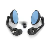 NRTNRFQW Specchietto Manubrio per Vespa GTS Sprint Primavera 150 300 125 250 LX GTV LXV Specchietti retrovisori Manubrio Moto Bar End in Vetro Blu CNC