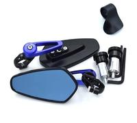 NRTNRFQW Specchietto retrovisore per Moto Hornet 250 600 900 Hornet 250 VTR 250 VFR 7/8 "" 22mm Manubrio Moto Bar End Specchio Specchio Moto(Blue)