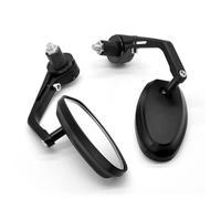 NRTNRFQW Specchietto retrovisore per Moto K1200R R1250GS R1200R R1200RT R1200S S1000R Moto Vista Posteriore in Alluminio Handle Bar End Specchietti Retrovisori Laterali(Black)