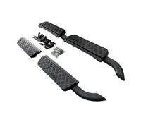NRUXDYNAcv 2 pedane laterali in alluminio, barre di protezione, pedane impermeabili compatibili con Land Rover Defender 110 130 4 porte L851 2020-2024(Anti-Skid Rubber)