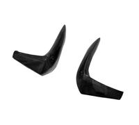 NRUXDYNAcv 2PCS/Set Carbon Fiber Front Bumper Lip Splitters Compatible for VW Golf 7.5 GTI 2018 2019 FRP(A)
