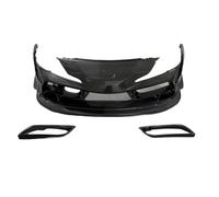 NRUXDYNAcv Compatible for Toyota Gr Supra A90 A91 Mk5 FRP Front Bumper ING Style Body Kit Accessories(BLACK)