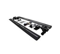 NRUXDYNAcv Pedane laterali estraibili elettriche compatibili con BMW X3 F25 2012-2017, barre laterali in alluminio nere, automatiche Powersteps.