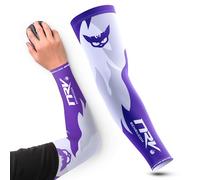 NRV Esport Mutant - Polsino di compressione da gioco per lo sport, design traspirante, durevole e flessibile, colore: bianco e viola, viola., S