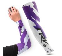 NRV Polsino di compressione Gaming Esport (Edition Camo) - Ottimizza il tuo gioco di eSport con stile mimetico - Progettato da professionisti - durevole, traspirante e senza attrito, Bianco / Viola, M