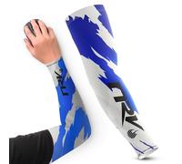 NRV Polsino di compressione Gaming Esport (Edition Camo) - Ottimizza il tuo gioco di eSport con stile mimetico - Progettato da professionisti - durevole, traspirante e senza attrito, bianco / blu, M