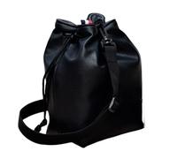 NRVTRE Borsa per Fotocamera in Pelle PU Dimensioni Multiple, Black L | Custodia protettiva morbida per fotocamera digitale con imbottitura spessa, rivestimento interno morbido, adatta