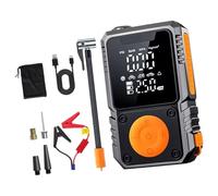 NRVTRE Compressore d ' Portatile per gonfiaggio Pneumatici, Pompe d ' Portatili da 150, Display LCD a Pressione precisa, compressore Senza Fili per Bici da Auto per Pneumatici per Auto
