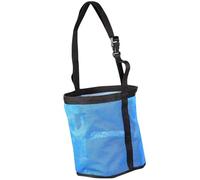 NRVTRE Contenitore per mangime per in Tessuto ventilato con Tracolla ergonomica e Fodera a Prova perdite per Fieno Minerale L 24X25CM Sacca per mangime antisfregamento