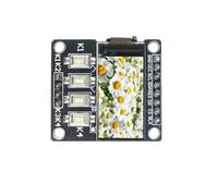 NRVTRE Modulo Schermo per Display LCD IPS efficienza energetica con 4 Pulsanti tattili per apparecchiature didattiche Display a Basso consumo energetico