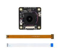 NRVTRE Modulo Telecamera con Set Cavi IMX477 IR-Cut 12, 3MP Ampia | Uscita giorno-notte, fori montaggio angolari, interfaccia a nastro