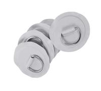 NRVTRE Organizzatore Cavi Cuscinetti con Passante a D per Installazione Domestica Esterna, Set Base Rotonda da 5 con Hardware in Metallo per Passaggio dei Cavi Attacco del Cuscinetto con
