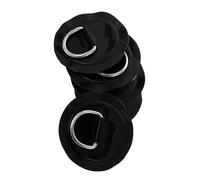 NRVTRE Organizzatore Cavi Cuscinetti con Passante a D per Installazione Domestica Esterna, Set Base Rotonda da 5 con Hardware in Metallo per Passaggio dei Cavi Attacco del Cuscinetto con