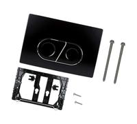 NRVTRE Piastra attuatore per Lavaggio Installazione, Matte Black