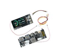 NRVTRE Scheda Controllo Uscita Tipo C TFT da, Ternary Lithium | Display Modulo energetico da 100 W Impostazioni regolabili Cablaggio della batteria Supporto elettronico