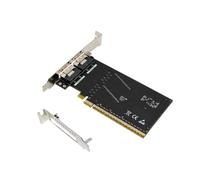 NRVTRE Scheda convalida SSD, Scheda interfaccia da PCIe a SFF-8654, Layout a Due Porte Altezza Intera per Routing NVMe, progetti Server X86, installazioni Laboratorio