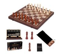 NRVTRE Set Scacchi magnetici, Gioco da Viaggio Portatile, A | Scacchi magnetici tascabili in stile cinese per attività scolastiche e intrattenimento all ' aperto