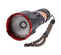NRVTRE Torce con Display LCD Torcia Portatile con luminosità Regolabile Design Resistente agli Urti per la Luce Sopravvivenza in Caso Crisi Notturna in Campeggio