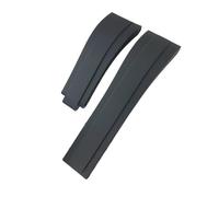 NRYCR Cinturino in gomma per orologio Rolex Submariner OYSTERFLEX Daytona GMT Yacht Master da 20 mm e 21 mm con fibbia in acciaio inox, 20mm, Agata