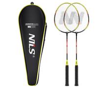 Set di racchette da badminton per 2 giocatori, leggera e robusta, doppia racchetta con borsa per il trasporto inclusa