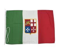 NS BANDIERE Bandiera Marina Mercantile Italiana cm 70x100 in Tessuto Nautico di 130gr. m²