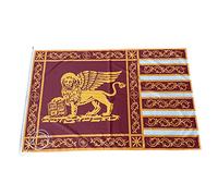 NS Bandiere | Bandiera Serenissima Repubblica Venezia San Marco Leone Libro Code Staccate cm50x100 Tessuto Stamina 230gr m²