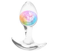 NS Novelties - plug anale trasparente piccolo - multicolore