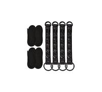 NS Novelties SINFUL BED RESTRAINT STRAPS BLACK
