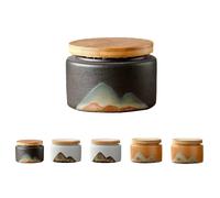 NS Online Small urns Set of 6- Ceramic Decorative Keepsake Small Urns Set 6 Piece for Human Ashes Memorial - Honor Your Loved One Lost