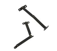 Nsaroche 2 Pezzi Cerniera di Supporto con Coperchio Cerniera Pieghevole per Porta Armadio Supporto per Sollevamento Coperchio Cassapanca Accessorio per Mobili, 145x31 mm