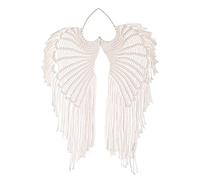 Nsaroche Arazzo Macramè con D'angelo Da Appendere Alla Parete, Decorazione Boho per Dormitorio