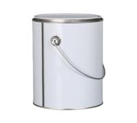 Nsaroche Barattolo di Vernice Vuoto in Ferro, Contenitore di Vernice Portatile per Progetti